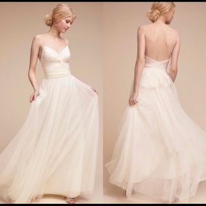 BHLDN Tinsley dress by Watters | Ivory